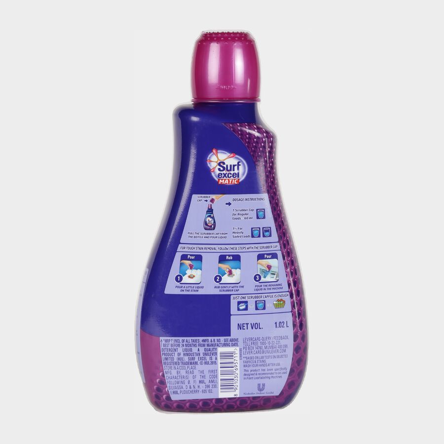 Matic Front Load Detergent Liquid, , large image number null