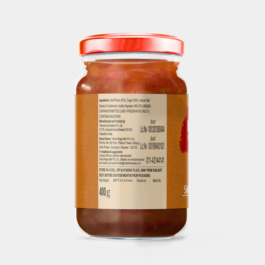 Sweet Lime Pickle, , large image number null