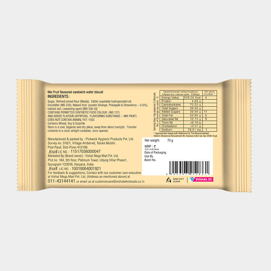 Mix Fruit Wafer, , large image number null
