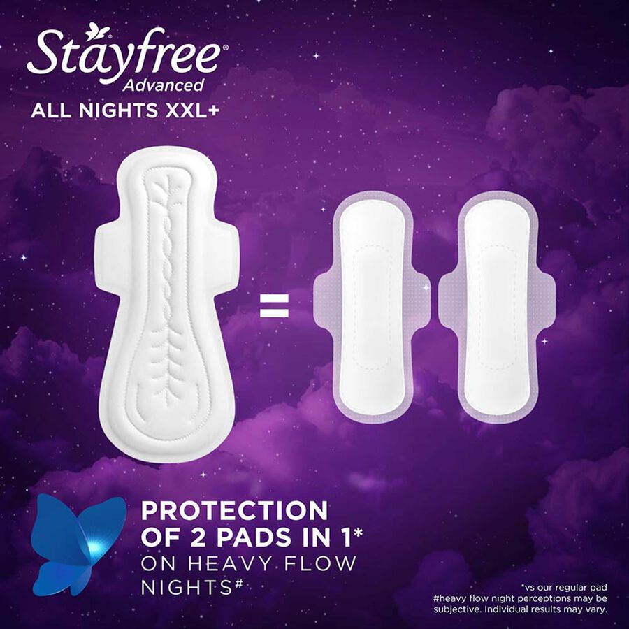All Night Sanitary Pads (XXL+, 8 Pads), , large