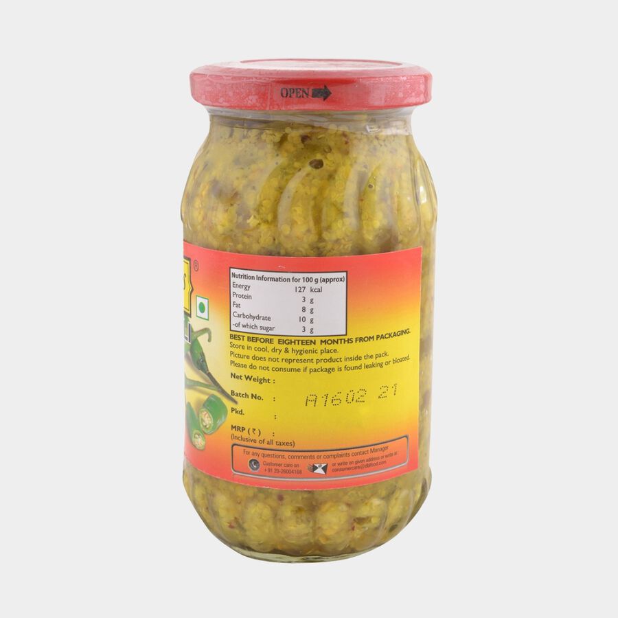 Green Chilli Pickle, , large image number null