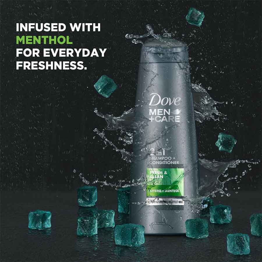 Men+Care Fresh & Clean 2 in 1 Shampoo + Conditioner 340 ml, , large image number null