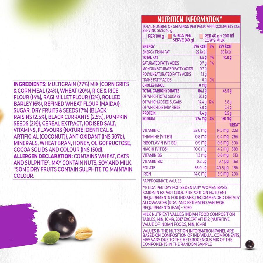 Millet Muesli with 84% Fruit, Seed & Multigrain, , large image number null