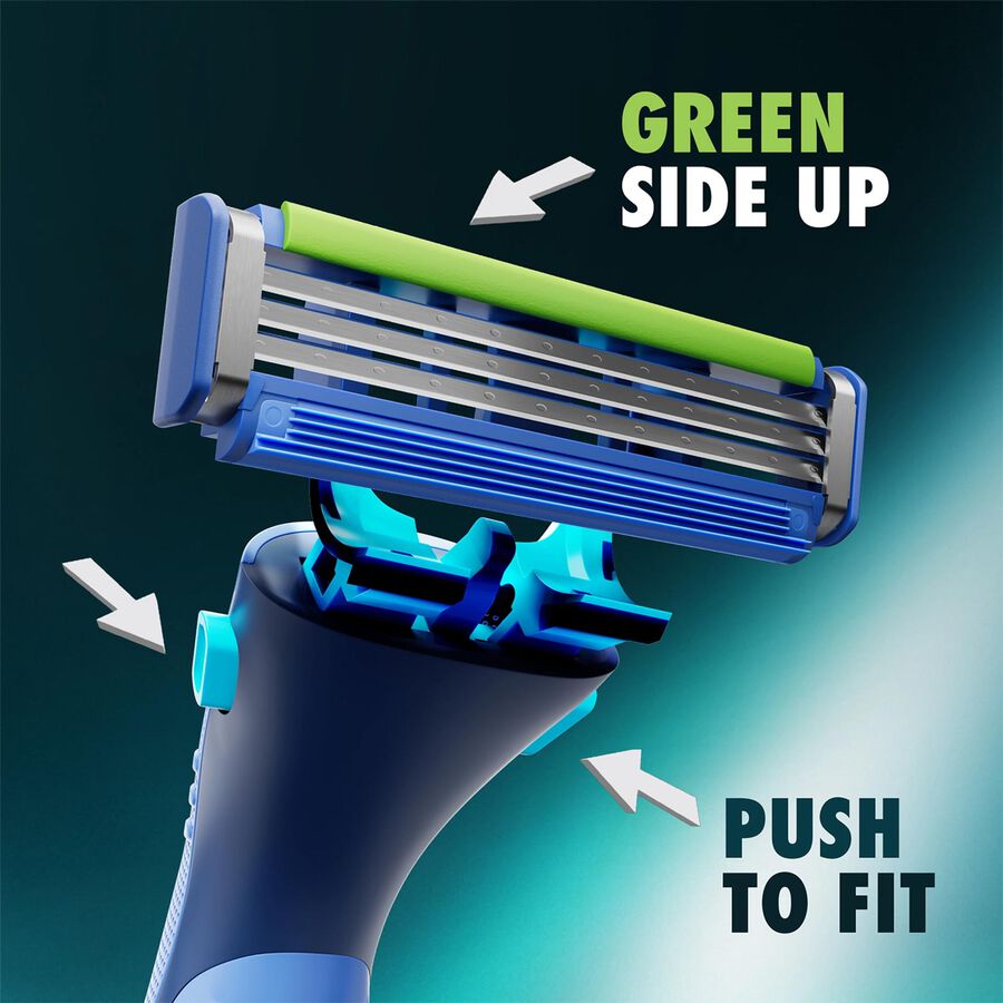 Guard 3in1 Shaving Razor Blade for men, , large