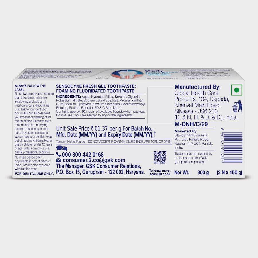 Fresh Gel Toothpaste, , large image number null