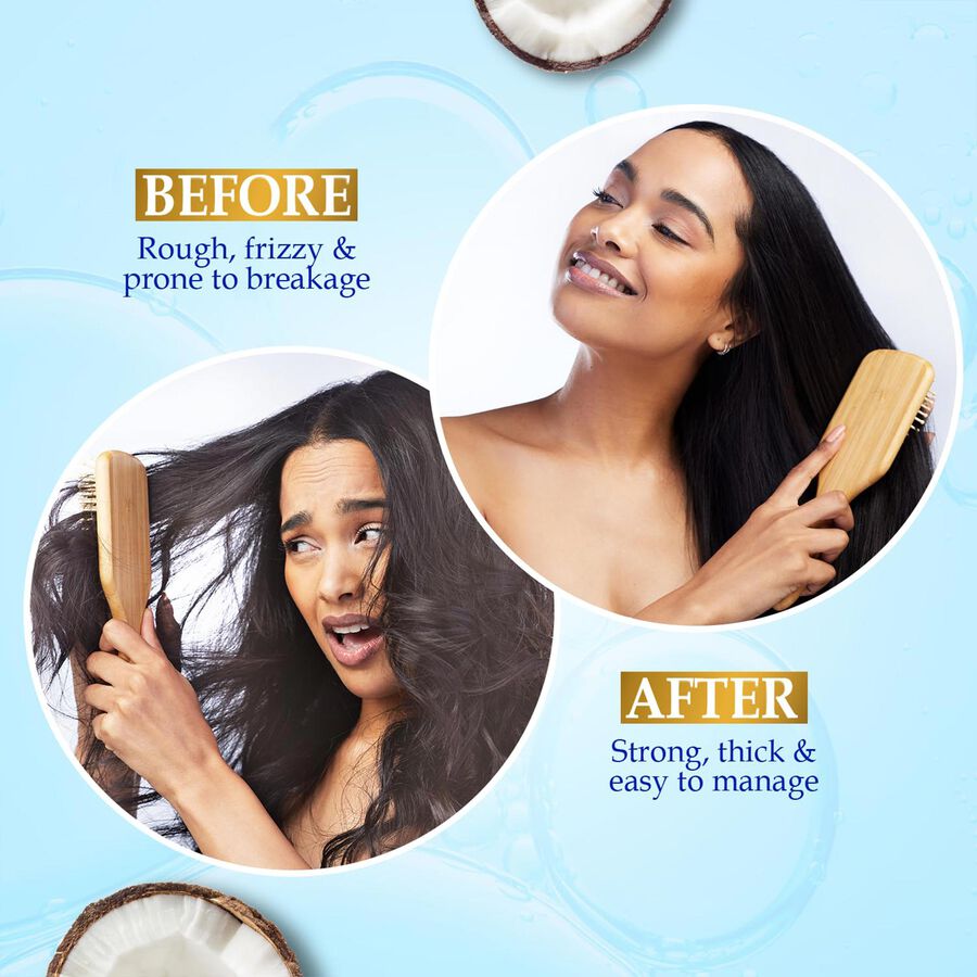 Advansed Gold Keratin Coconut Hair Oil, 300 ml, large