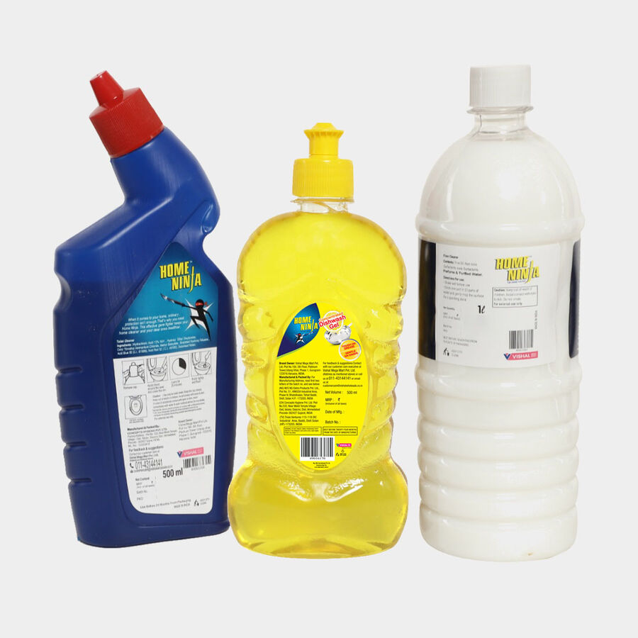 Floor Cleaner + Toilet Cleaner + Dish wash Liquid, , large image number null