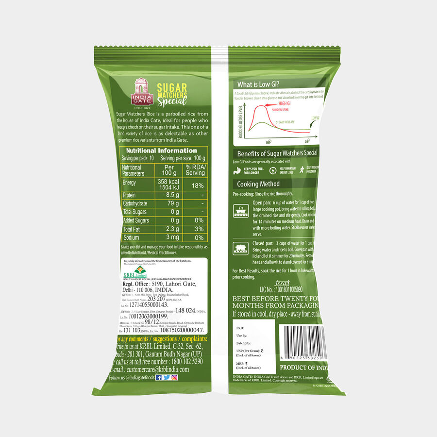 Low GI Rice Sugar Watchers Special Rice, , large image number null