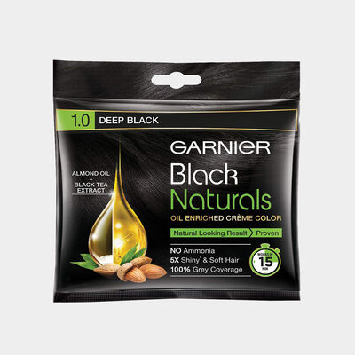Deep Black Hair Colour Shade 1