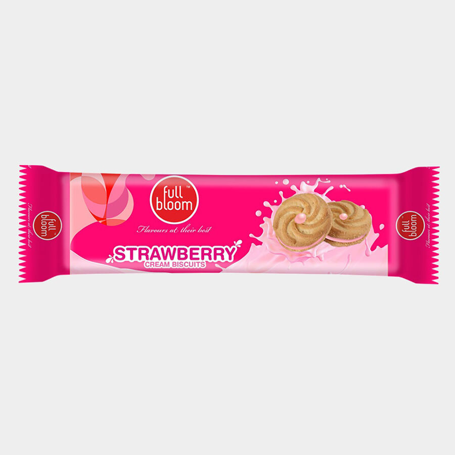 Cream Strawberry Biscuits, , large image number null