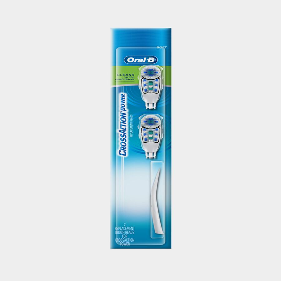 Cross Action Power Toothbrush Reffil, , large