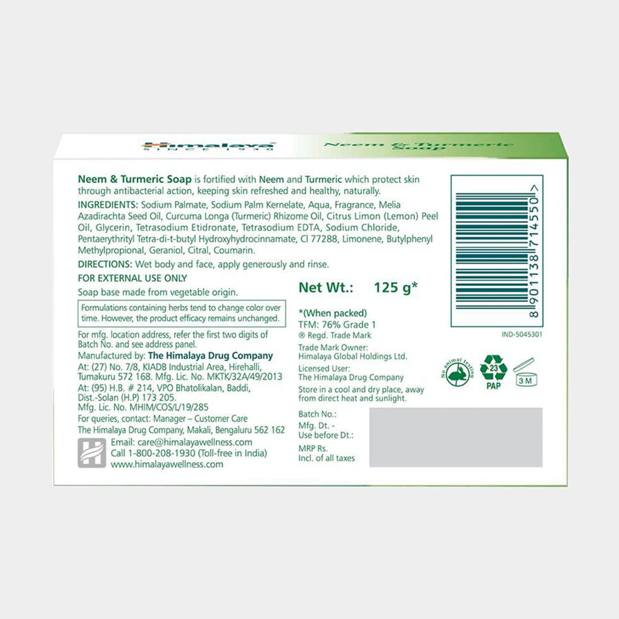 Neem And Turmeric Soap, , large image number null