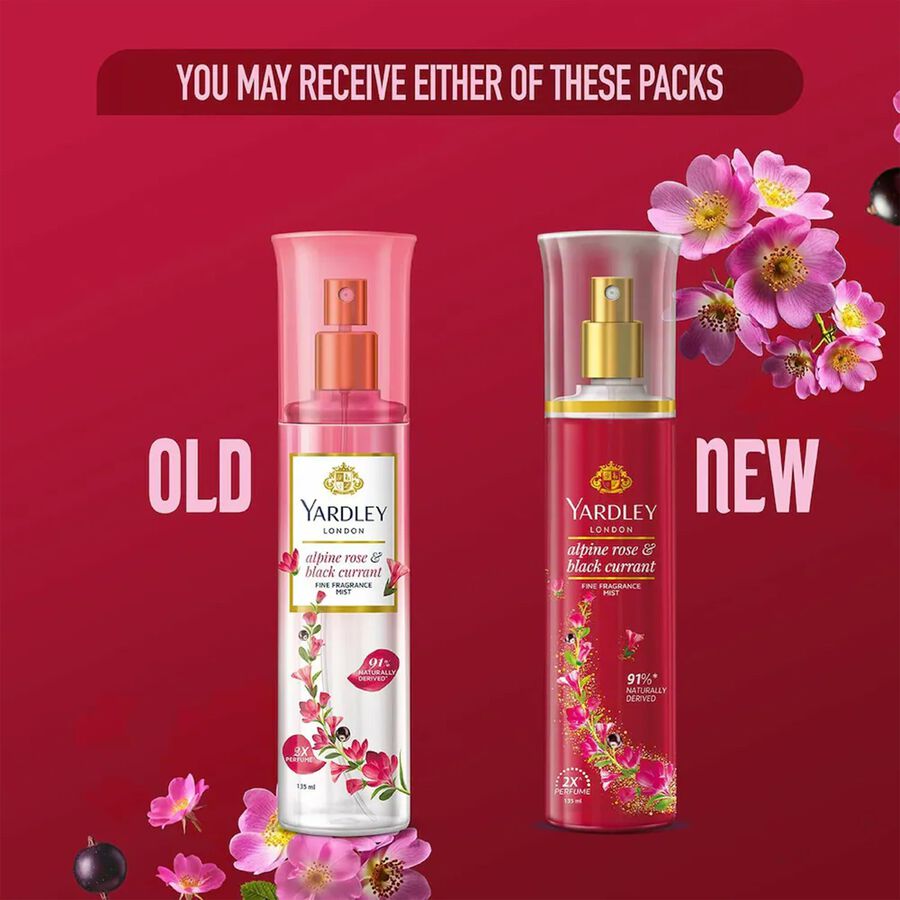 Rose & Black Currant Body Spray Mist, , large