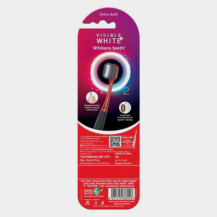 Visible White Tooth Brush, , large image number null