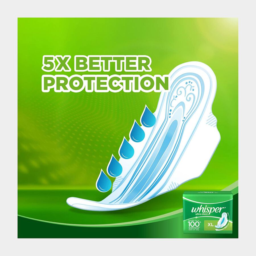 Ultra Clean XL Sanitary Pad, , large