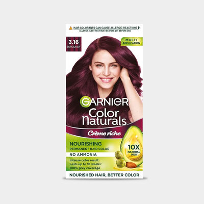 Color Natural Hair Colour Burgundy Shade 3.16