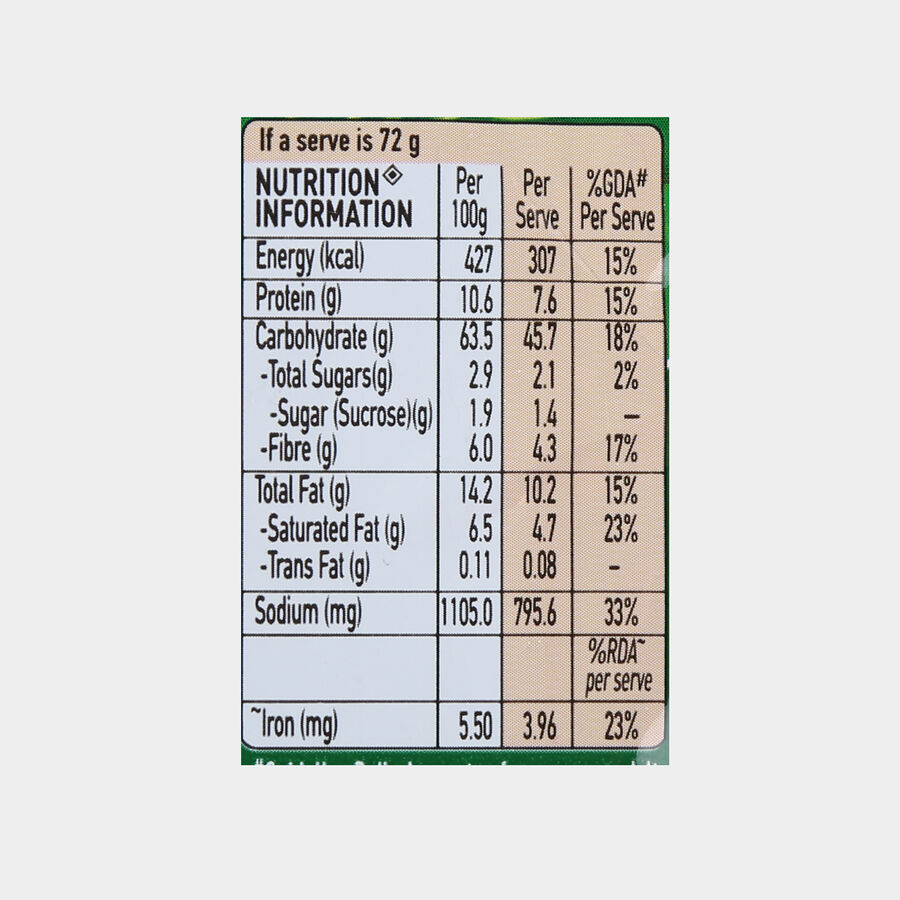 Maggi Veg Atta Spinach Noodles, , large image number null
