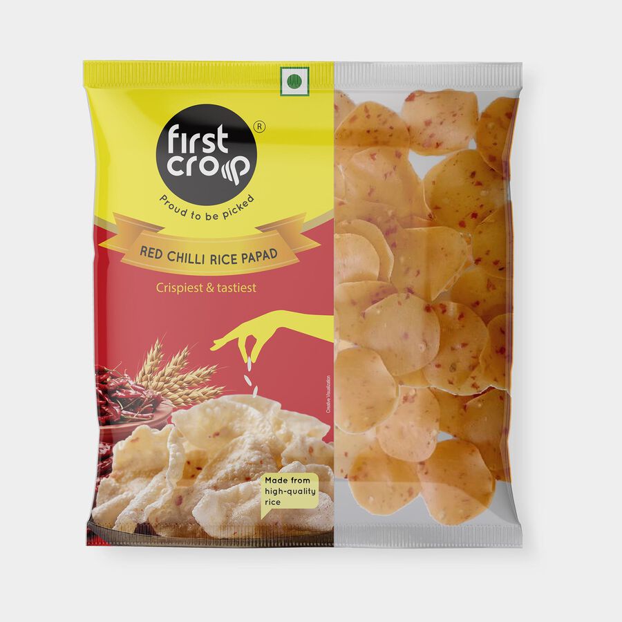 Red Chilli Rice Papad, , large image number null