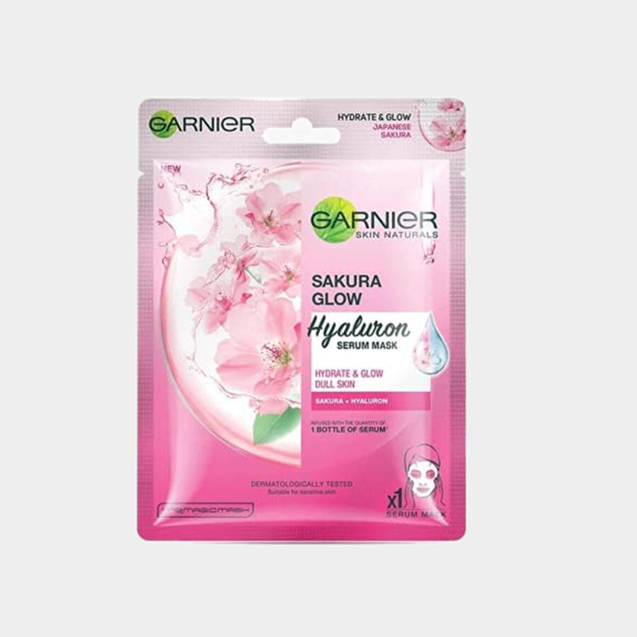 Garnier Skin Naturals, Sakura White Serum Mask, , large image number null