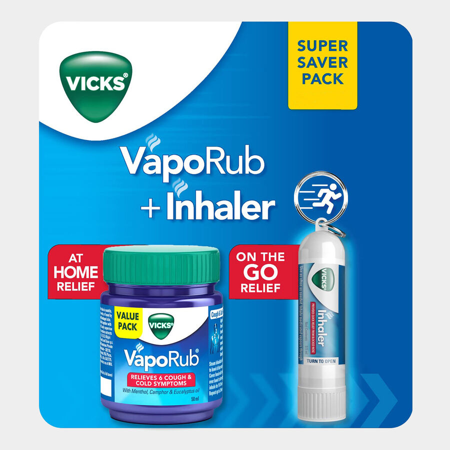 Vicks VapoRub + Inhaler Super Saver Pack, , large image number null
