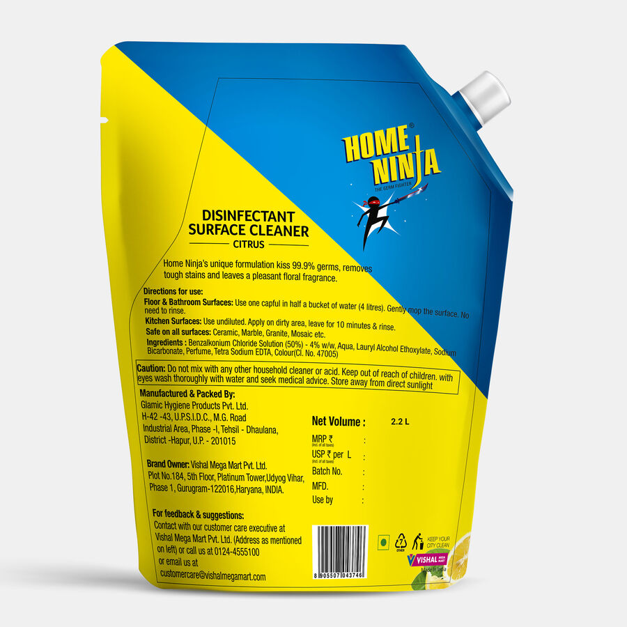 Disinfectant Surface Cleaner - Citrus, , large image number null