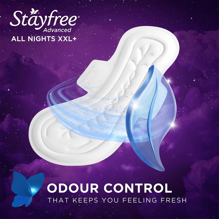 All Night Sanitary Pads (XXL+, 8 Pads), , large