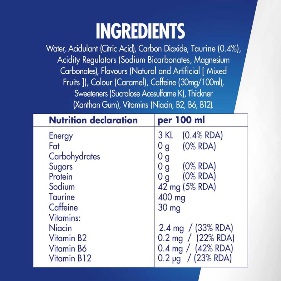 Energy Drink Sugar Free, , large