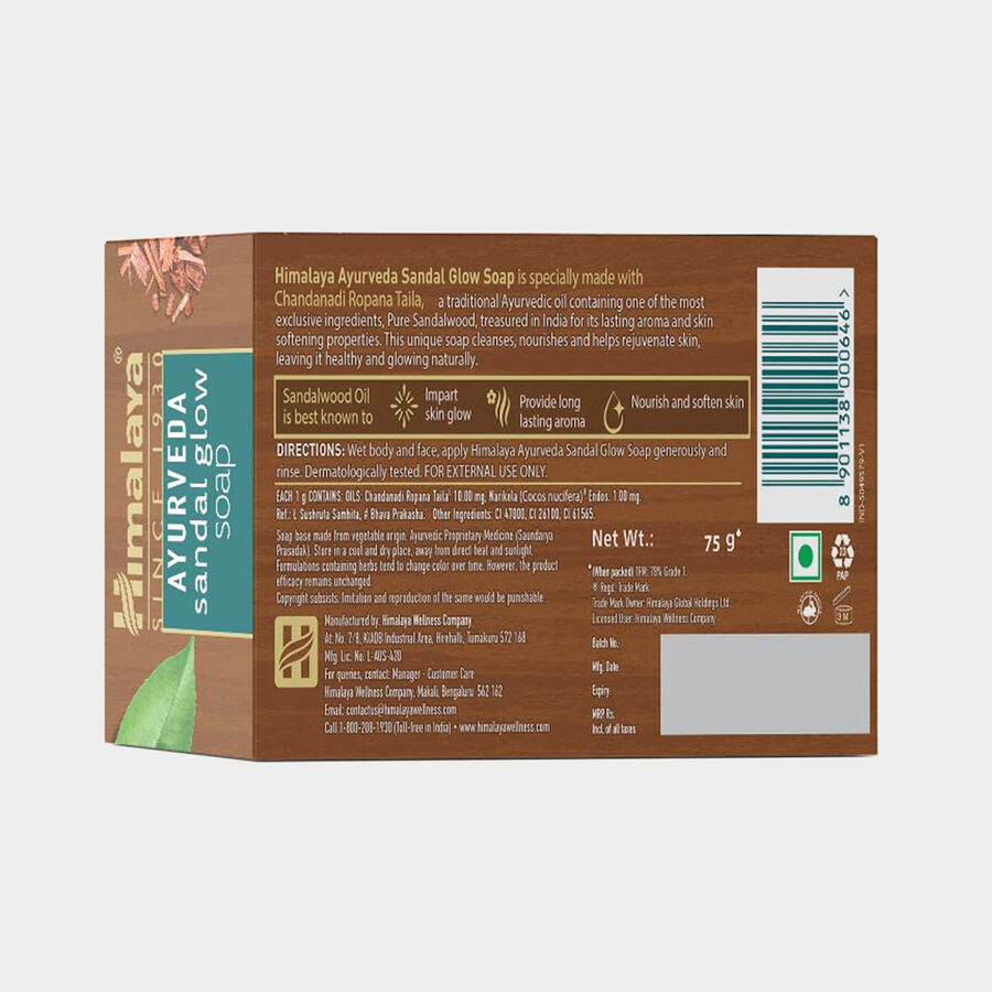 Ayurveda Sandal Body Soap, , large image number null
