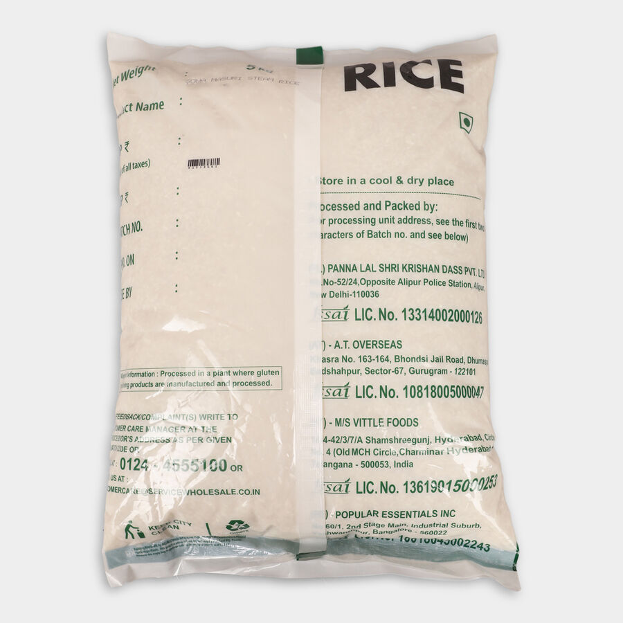 Sona Masuri Steam Rice, 5kg, , large
