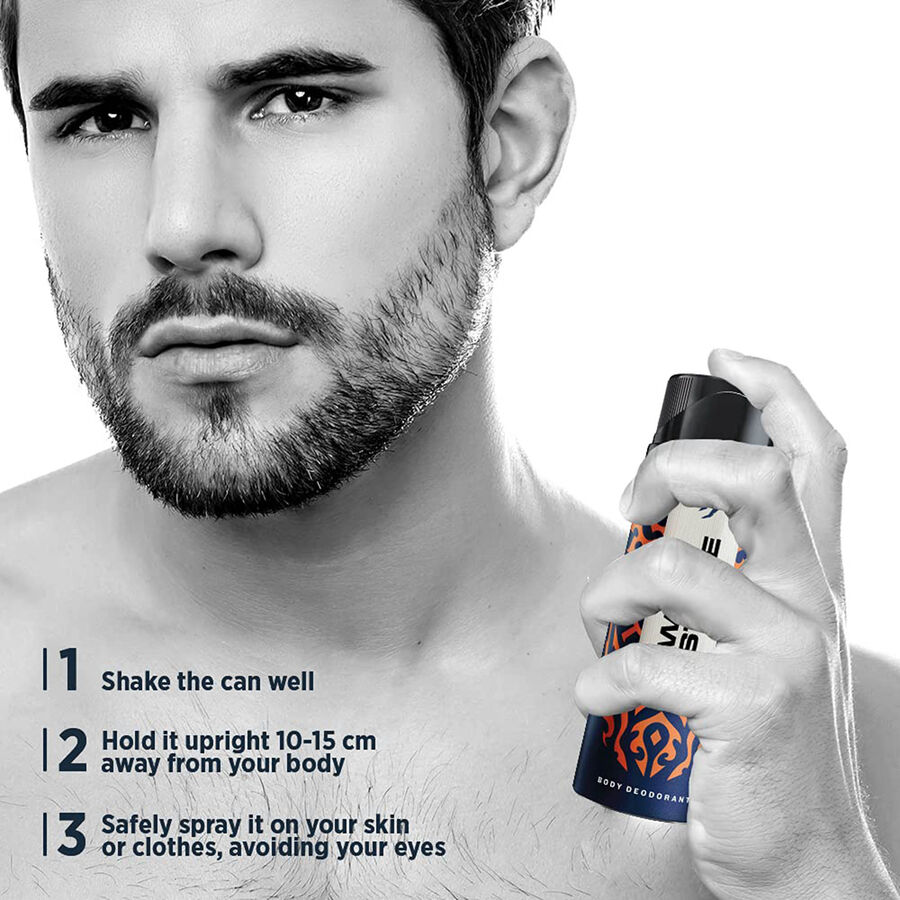 Legend Long-Lasting Body Deodorant Spray for Men, , large image number null