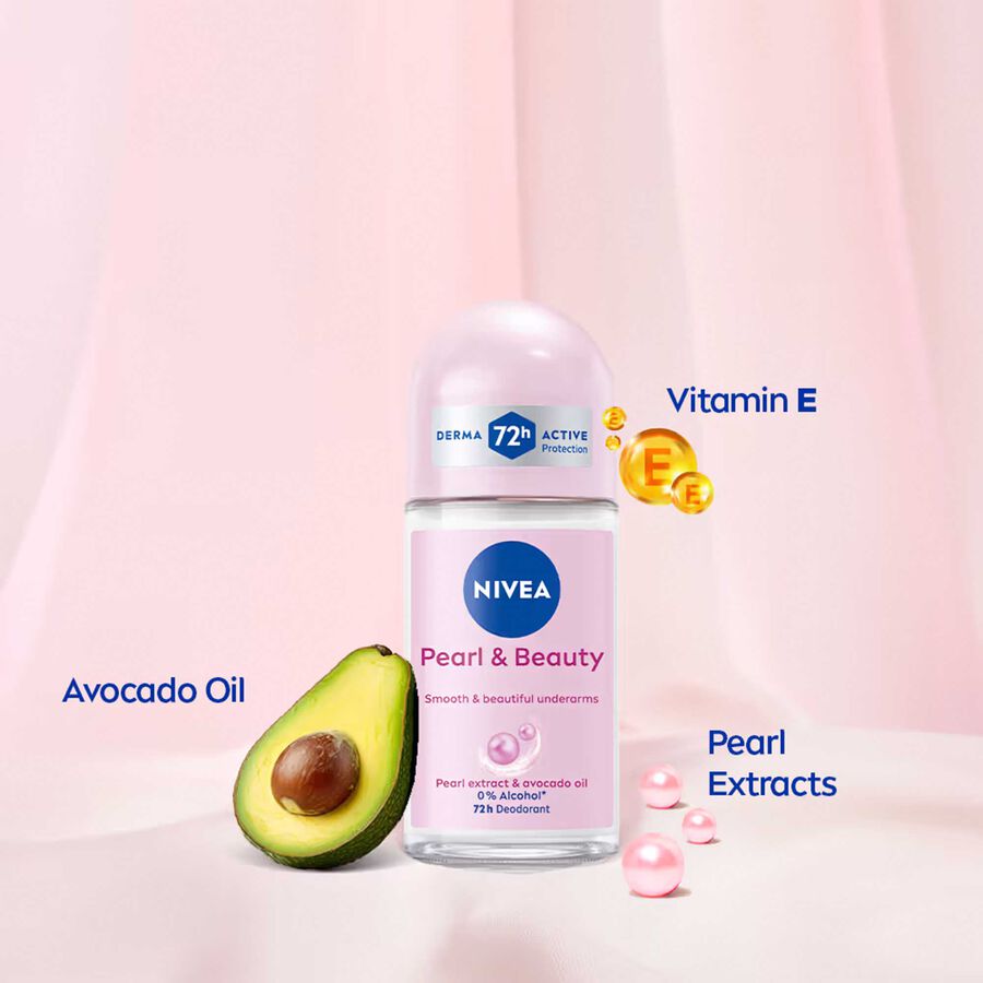 Women Deodorant Roll On - Pearl & Beauty, , large image number null