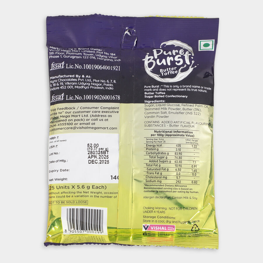 Butter Bite Candy, 140 g, large