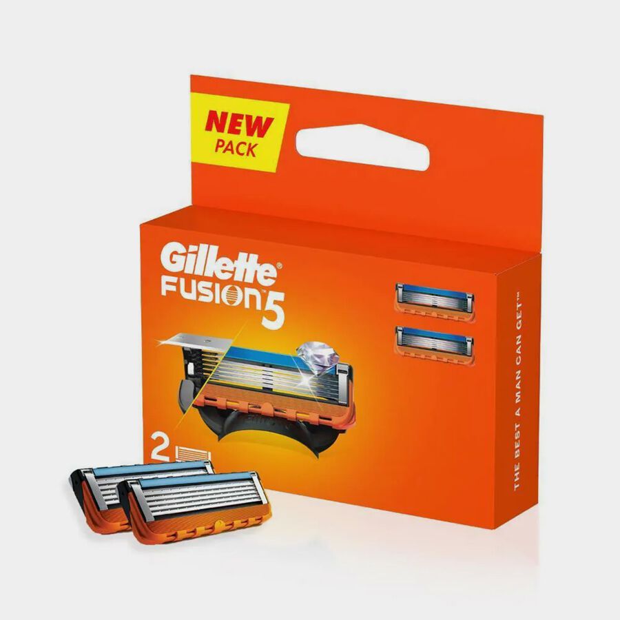 Gillette Fusion Shaving Cartridge, Pack Of 2, large