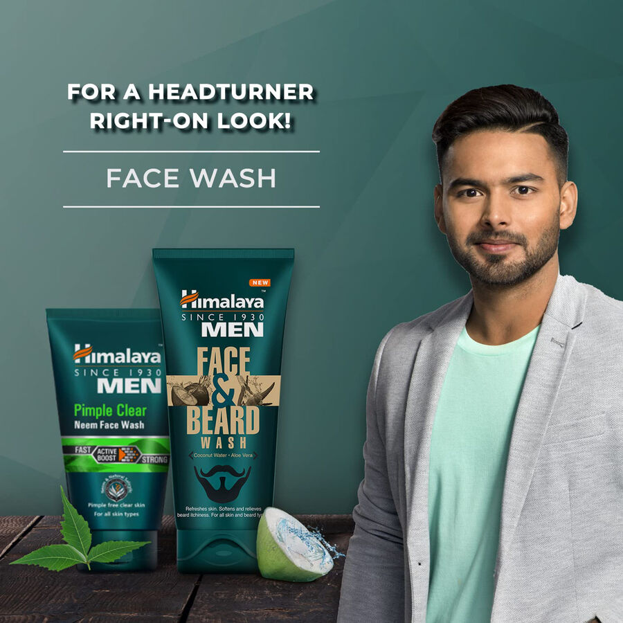 Men Face & Beard Wash, , large image number null