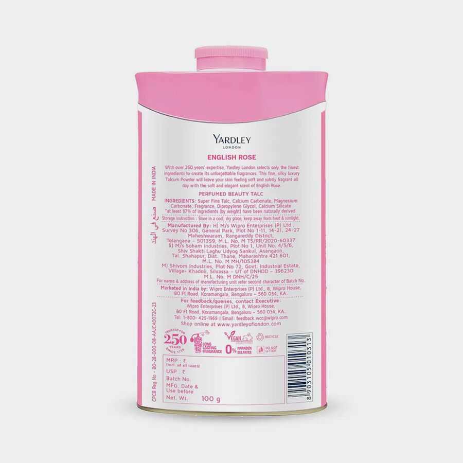 Talcum Powder - English Rose, 100 g, large