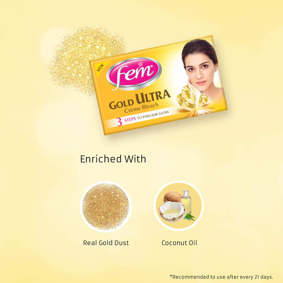 Gold Ultra Crème Bleach, 30 ml, large image number null