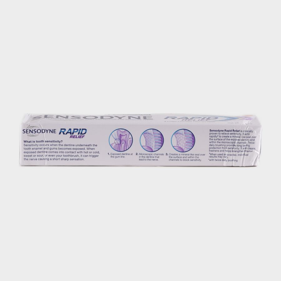 Rapid Relief Tooth Paste, , large image number null