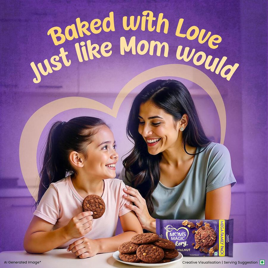 Mom&rsquo;s Magic Bakery Choco Walnut Cookies, 262 g, large