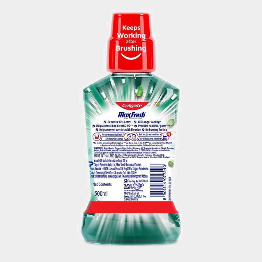 Fresh Mint Mouthwash, , large image number null
