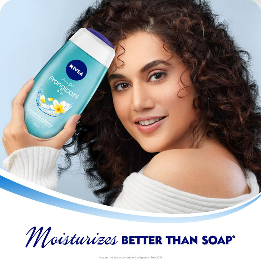 Women Shower Gel, Frangipani & Oil Body Wash, , large image number null