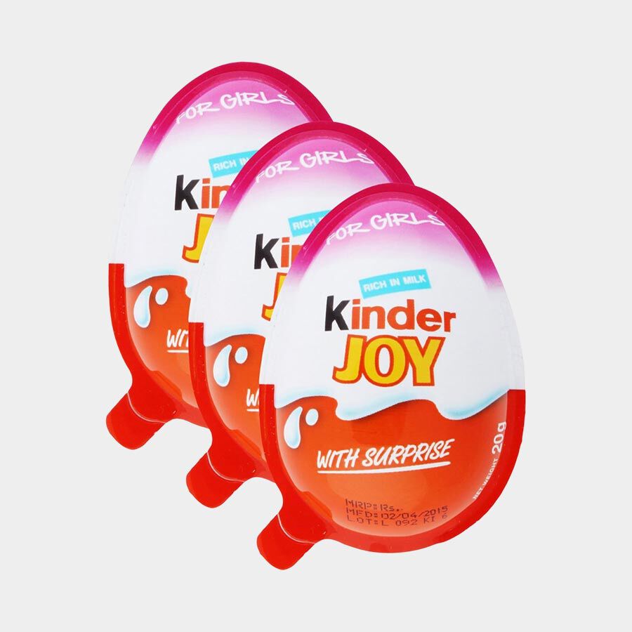 Kinder Joy Girls Pack Of 3, , large image number null