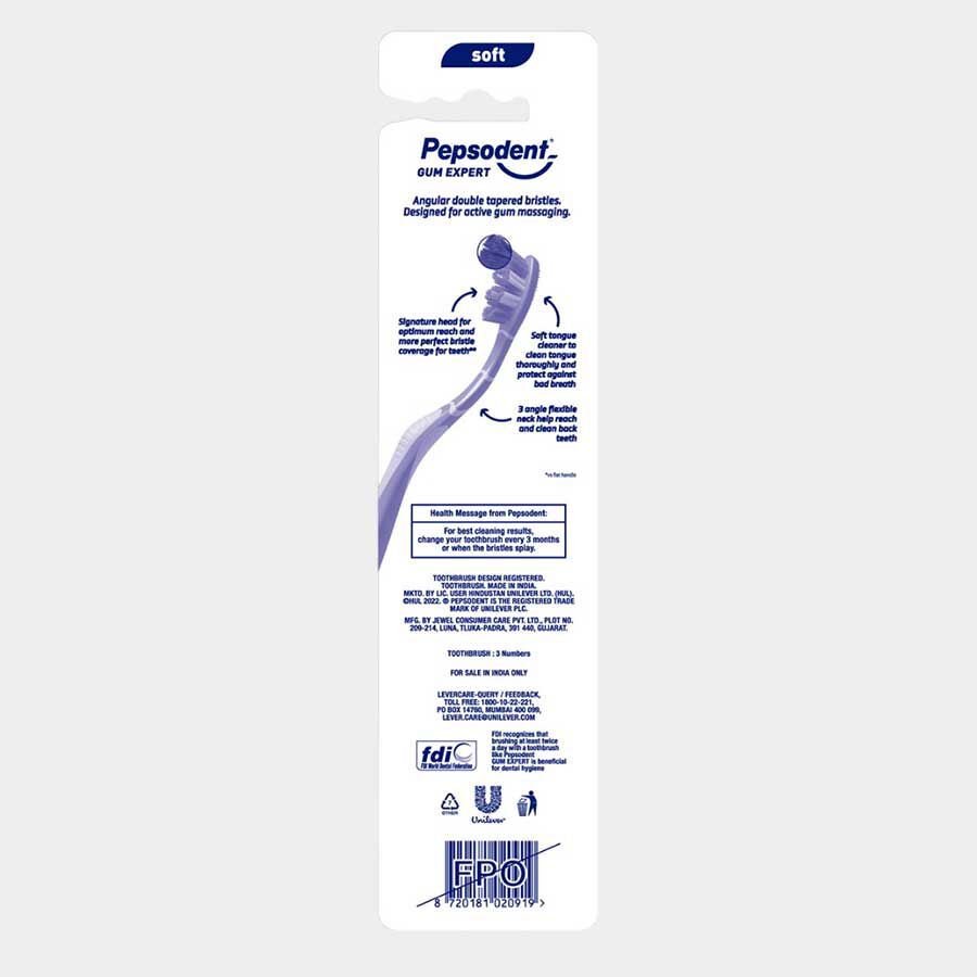 Gum Expert Tooth Brush (Color may vary), , large image number null