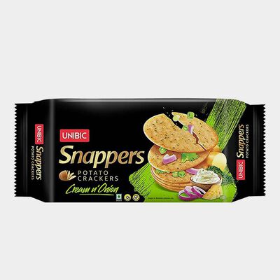 Snappers Potato Crackers - Cream & Onion