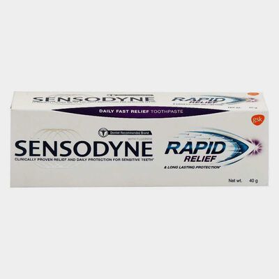 Rapid Relief Toothpaste