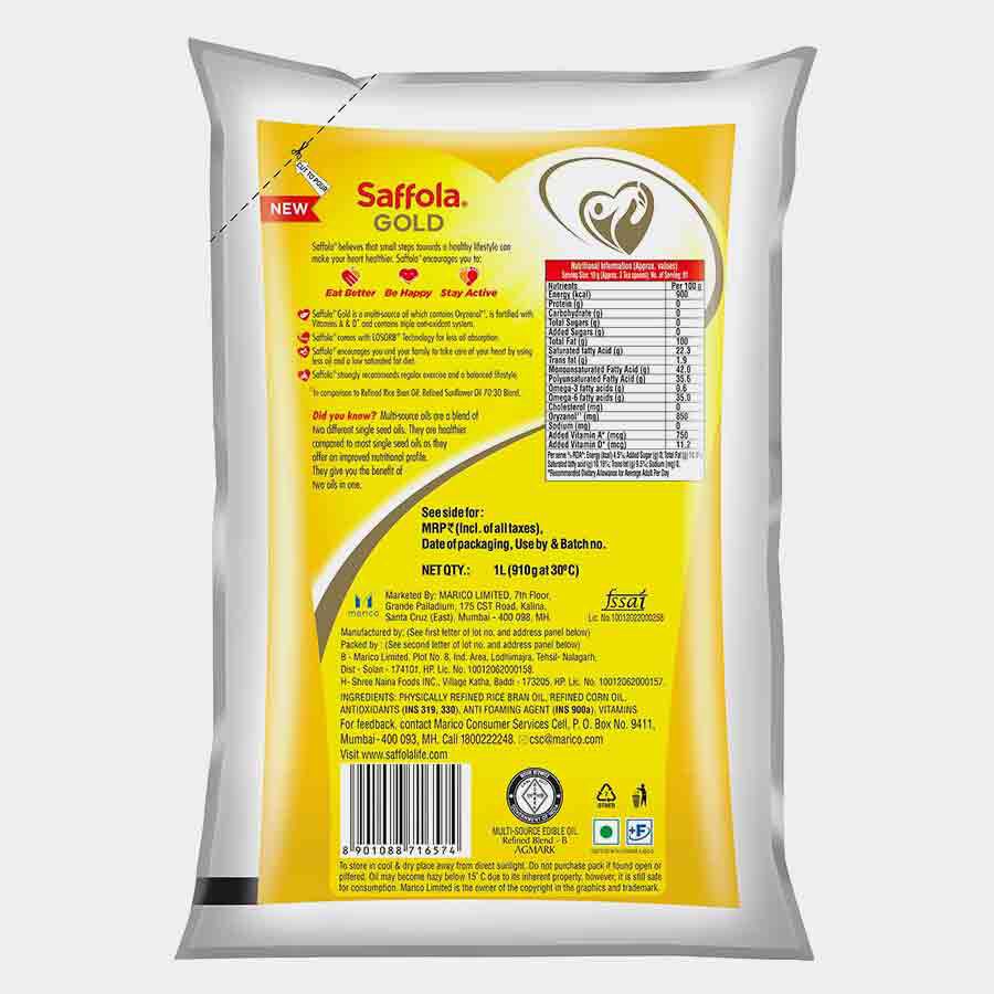 Saffola Gold Oil, , large image number null