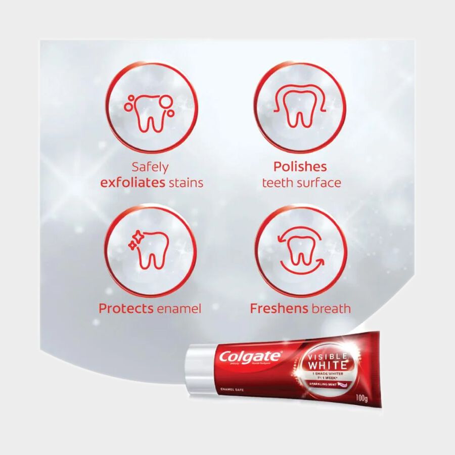 Visible White Tooth Paste, , large image number null