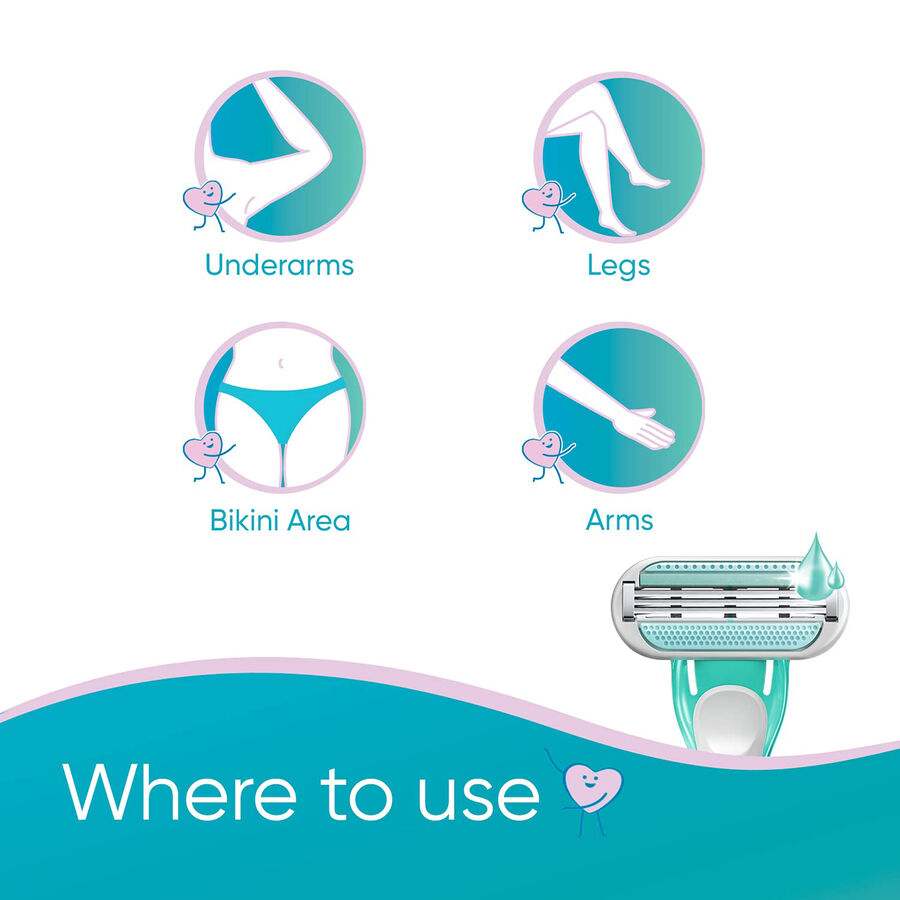 Venus Skin Love Womens Razor Pack of 3, , large image number null