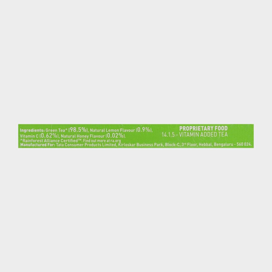Lemon Honey Green Tea Bag, , large image number null