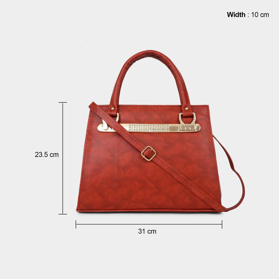 Women's Cherry Polyurethane Hand Bag, , large image number null
