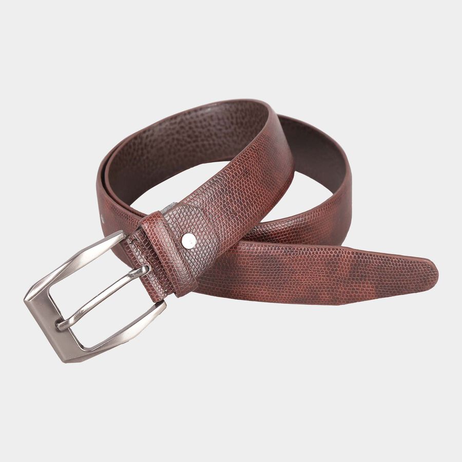 Men's Brown Polyurethane Casual Belt, , large image number null